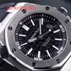 AP Swiss Luxury Watch Men's Watch Royal Oak Offshore Automical Mechanical Precision Steel Date Watch 15710st A002Ca.01 Black Disk 42mm