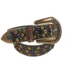 55% Belt Designer Nieuwe unisex gouden mesh riem met pailletten tailleband