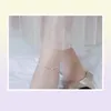 Anklets Jewelry Real 925 Sterling Sier Ankle Bracelet Fine Double Layers Star Charm For Women Girls Lovely Gift Yma013 Drop Delive4075259