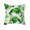 Designer 1pc standard pillow case Leaf Printed 100%polyester Dutch velvet without cushion core,for living room bedroom sofa, Cat