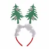 Hair Accessories Snowflake Headband Christmas Tree Hoop Headwear