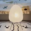 Lampy stołowe japońskie papierowy papier Lampa LED LED LED SOLID SOLIAM BEZPORD Badanie El Homestay Art Creative Decor Dectod Floor