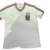 Nova camisa de futebol masculina 2023-2024 México CHICHARITO 23/24 H. LOZANO A. GUARDADO Roupa de treino vermelha e branca R. JIMENEZ Seleção nacional de camisa de futebol versão para fãs