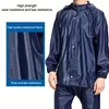 Motorcycle Windproof And Rainproof Raincoats With Zippers, Outdoor Cycling Raincoats And Rain Pants, Adult Raincoat Sets