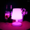 مصابيح طاولة Thrisdar مع إعادة شحن شريط LED مصباح LED مع RGBW Cafe El Bedroom Bedroom Atmosphere Light