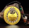 Noel El Sanatları Mutlu Yıllar Yeni Dilek Hatıra Para Noel Baba Anıt Madalyası SN4509
