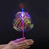 LED SwordsGuns 20PCS Rainbow Magic Stick Wand Bubble Flower Colorful Luminous Toy Flashing Kids Toys Birthday Wedding Party 231123