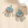 Dangle Earrings Bilincolor Blue Tassel Summer Earring For Women