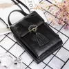 Sacos de noite Mulheres Vintage Pequena Bolsa de Ombro Celular Crossbody Senhoras PU Couro Franjas Bolsa Multifuncional Carteira para Meninas