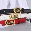 Ceinture de styliste en fer à cheval pour femmes, boucle de chariot de célébrité d'internet, tendance en cuir de vache, tendance, style ins, 32% de réduction