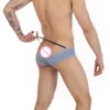 Men's Sexy Briefs Backless Jockstraps Underwear U Convex Hollow Panties Bulge Pouch Exotic Bottomless Cueca Gay Underpants