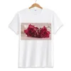 Men's T Shirts Rose Tshirts Oversized Cute Women's T-shirt For Clothing Mass Pattern T-shirts Plus Size Vintage Summer Drop