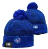 Toronto Beanie Blue Jays Vailies Północnoamerykańska drużyna baseballowa Patch Patch Winter Wool Sport Knit Hat Caps A1