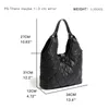 Evening Bags MABULA Simple Tote Quilted Bags for Women Winter Designer Luxury Handbags Nylon Feather Down Padded Crossbody Pillow Purses 231122