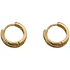 Brincos de argola vsnow temperamento cruzamento de tiro de casca para mulheres requintadas colorido dourado círculo de jóias de casamento de círculo metálico acessórios