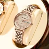 Light Lüks Retro Lady's Watch Sapphire Su Geçirmez Aydınlık Ultra İnce Kuvars Noel Sevgililer Günü İzle Canlı Yayın Hediye Kutuları ile Popüler Çevrimiçi Stil