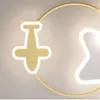 天井照明スター航空機の子供ランプモダンなインテリジェントLEDベッドルームの学習シャンデリアの創造性屋内装飾ランプ