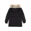 Kanada Canadian Golden Goose Woman Canda Jacket Mens Mid-Length Over-Knee Hooded Fashion Women Håll Warm White Duck ner Canadian Designer Women Tops Down Jacket