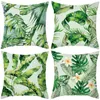 Designer 1pc standard pillow case Leaf Printed 100%polyester Dutch velvet without cushion core,for living room bedroom sofa, Cat