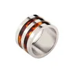 Anneaux de mariage Multi Couleurs en métal pour hommes et femmes Bague de fête en acier inoxydable Bijoux à la mode Taille 7-9 Vente en gros Cadeau de la Saint-Valentin Mariage