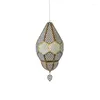 Pendant Lamps Moroccan Style Bedroom Bedside Chandelier Features Hand-cut Iron Hanging Lamp Personality Living Room Dining Porch