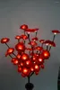 Decorative Flowers Blossom Mini Rose Branch Light 20" 60 LED Christmas Flower Twig Wedding Table Bedroom Decoration