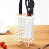 1pc Kitchen Drainage Knife And Scissor Holder, Multifunctional Integrated Storage And Sorting Tool Holder On The Countertop, Home Kitchen Storage Supplies