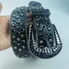 Designer New Rivet Inlaid Diamond Explosion Flashing Men's and Women's Playing Cool Couple Belt