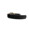 28% OFF Ceinture Designer Nouveau G-boucle mâle et femelle net rouge boucle lisse lettres en cuir double face ceinture d'affaires décontractée étudiant d'âge moyen