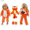 Handtücher Roben Neue Tierpyjamas Für 18 Zoll American Girl Puppe 45 cm Our Generation Puppe Mädchenpuppe Kleidung Und ZubehörL231123