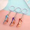 Colorful High Heels Key chain High-heeled Shoes Handbags Accessories Car ring Pendant Multicolor FW8M