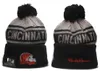 Fashion- Cincinnati''bengals''beanie Knitted Sports Teams Baseball Football Basketball Beanies Women& Men Pom Fashion Winter Top Caps Sport