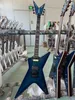 Niestandardowy Floned Maple Top Blue Color Rosewood Tfalboard Dean Dimebag Darrell Electric Guitar, w magazynie