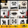 Stickers muraux Motivational Gym Sticker Boxe Club Stickers Papier Peint Puissance Pour Fitnesss Décor Art Decal