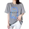 T-shirts pour hommes ADER ERROR Tshirt Ghost Graffiti Lettre Imprimer Couple Manches courtes et Femme Loose Fashion Summer Top 230422