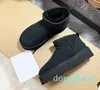 Chesut Fur Shearling Tazz Botas Novas Mules Mulheres Homens Ultra Mini Bota Plataforma Slip-on Sapatos Z Camurça Superior