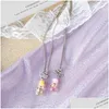 Anhänger Halsketten Anhänger Halsketten Mode Freunde Conch Drffting Flasche Halskette 2 Stücke Nettes Paar Bff Freundschaft Geschenke Schmuck Kette Dhxnq