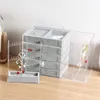 Bathroom Storage & Organization HUNYOO Transparent Acrylic Earring Stand Shelf Jewelry Cosmetic Makeup Box Display Ear Stud Jewelery Case