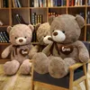 Bonecas de pelúcia bonitas de alta qualidade 2 cores urso de pelúcia com preenchimento de amor animal brinquedo boneca travesseiro para amantes de crianças aniversário presente de bebê 231122