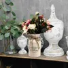 Vasi Flowerpot Decorative Iron Canno di ferro PO PROP Home Display cesto floreale cestino durevole ceramica grande fioriera in ceramica