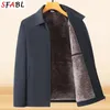 Men Blends Solid Color Warm Fleece Winter Jacket Luxury Casual Blazers Jackets for Men Business Office Dress Coat Male L 3XL 231123