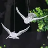 Autre événement fête fournitures 5 pièces cristal clair acrylique oiseau arbre de noël décoration maison mariage scène pendentif 230422