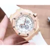 Wysokiej jakości najlepsza marka AP luksusowe męskie zegarek Q9p9 Sapphire gumowy pasek na rękę na rękę Automatyczny projekt projektant