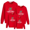 Rodzina dopasowana do strojów świąteczne swetry Ojciec matka córka Syn Son Year Kids Soft ciepłe ubranie mama i ja ubrania 231122