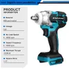 Electric Screwdriver 2 IN 1 Brushless Cordless Impact Wrench 12 inch Socket Power Tools Compatible for 18Vno battery 231122