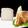 Dinnerware Sets Caixa de Armazenamento Longa Vestida de Toast com Lid Sandwich Recipler Dinner Sobremesa Carregar Armazenamento