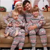 Bijpassende familie-outfits Ouder-kind huiskledingset Pyjama's Kersttruien 231123