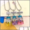 Bijoux Pendentif Colliers Enfants Ami Collier Résine Shell Drift Bouteille Bff 3 Bijoux Cadeaux Pour Kidspendant Drop Drop Livraison Bab Dh8D2