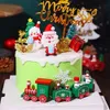 Nieuwe Nieuwste Houten Trein Kerst Ornament Vrolijk Kerstfeest Decoratie Voor Thuis Kerstcadeaus Noel Natal Navidad Nieuwjaar 2023