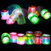 LED Rave Toy Magic Rainbow Spring Toys Antistress Funny Game Luminous Children Creative Difts 231123